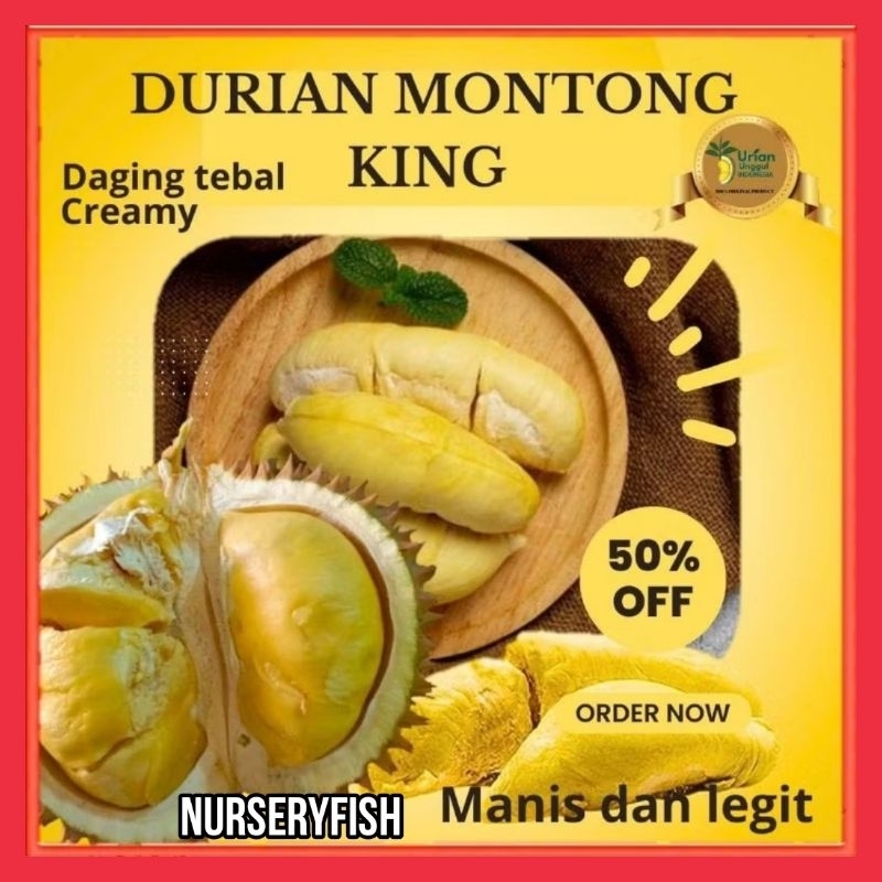 

Durian Montong King Super Manis Kupas Original Kualitas A++