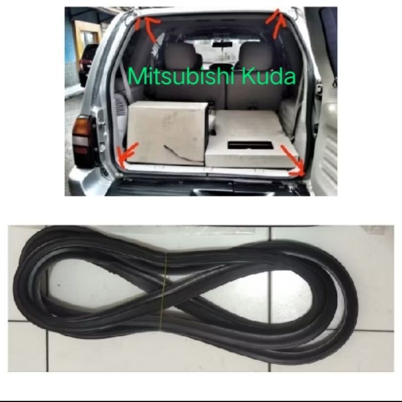 KARET PEREDAM BAGASI PINTU BELAKANG MITSUBISHI KUDA
