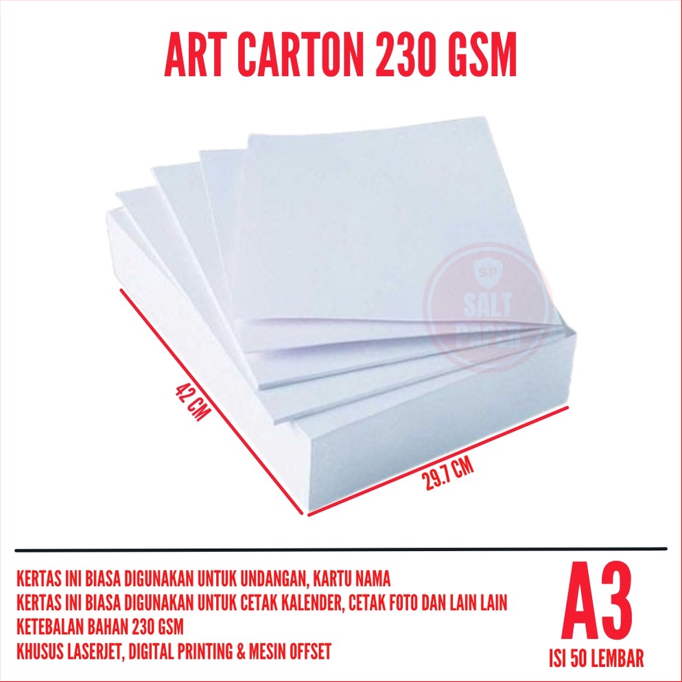 

JJP7V4862 Kertas Art Carton 26 gsm A3 5 lembar Kertas Art Karton A3 26 gsm Kertas Art Karton 26 gsm