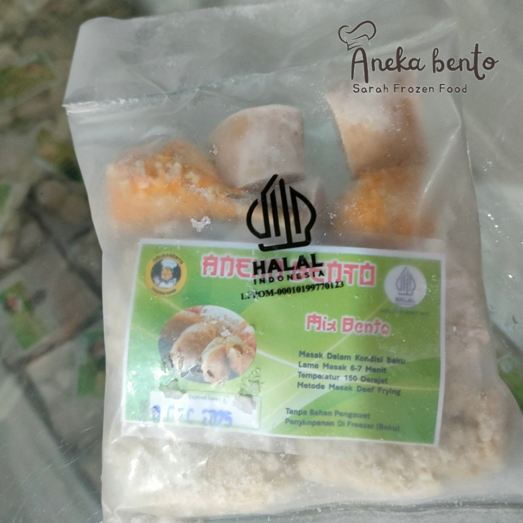 

Mix Bento Isi 10 Pcs Home Made Olahan Daging Ayam,Udang,& Telur