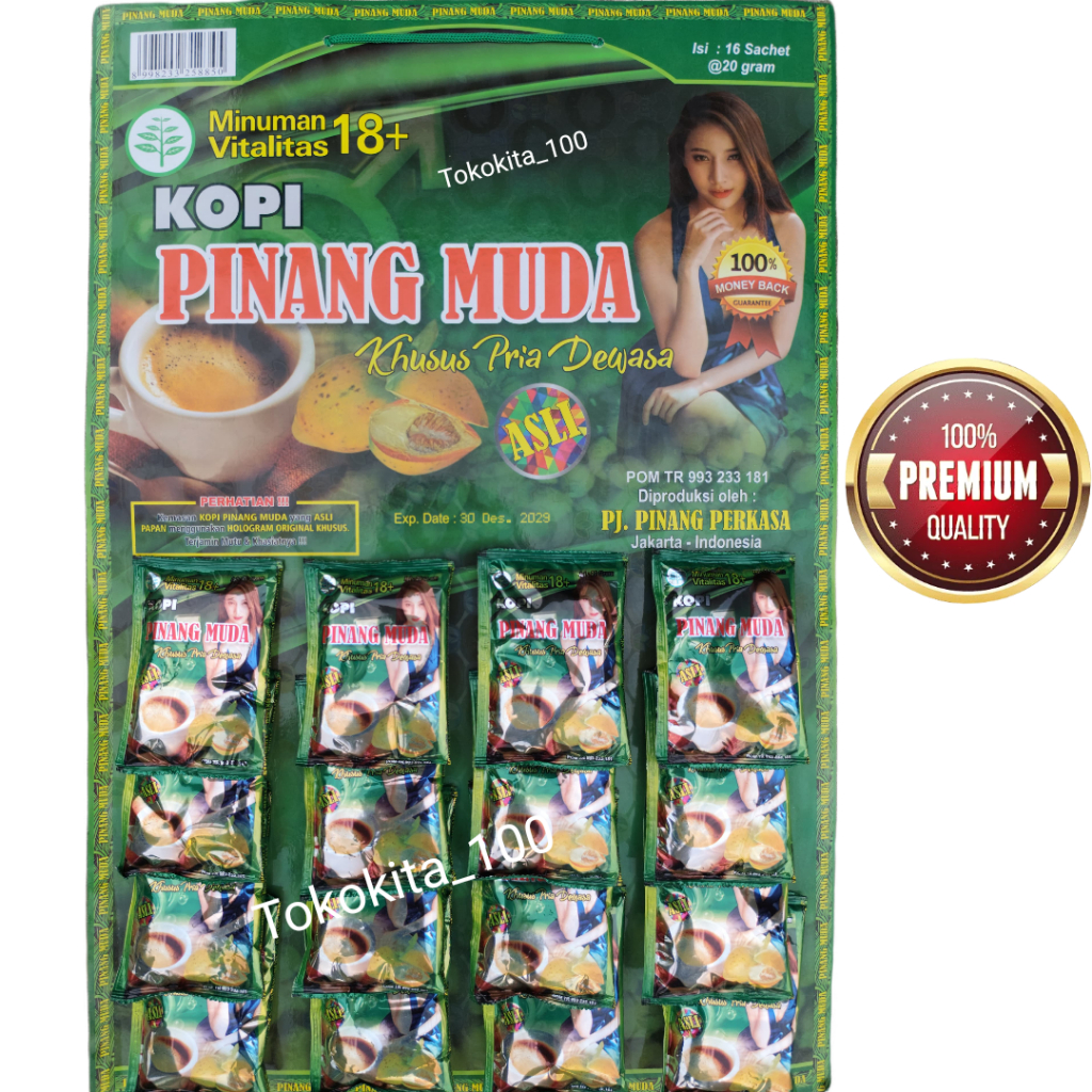 

kopi Pinang Muda Premium 1 Hanger 16 Sachet