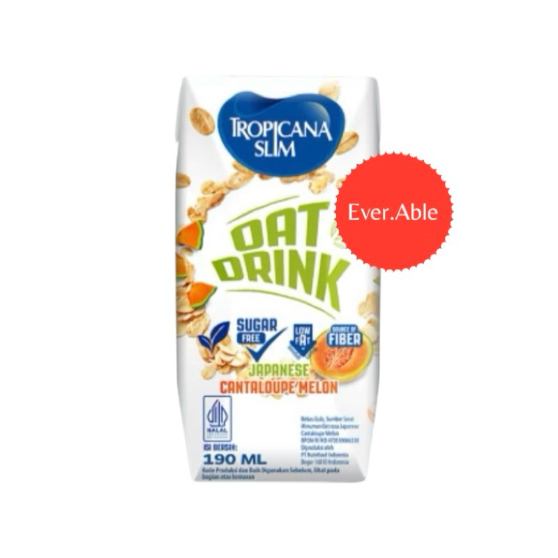 

TROPICANA SLIM OAT DRINK JAPANESE CANTALOUPE MELON 190 ML