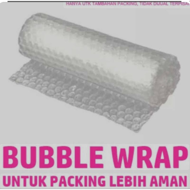 

Extra Packing Bubble Wrap/agar paket lebih aman