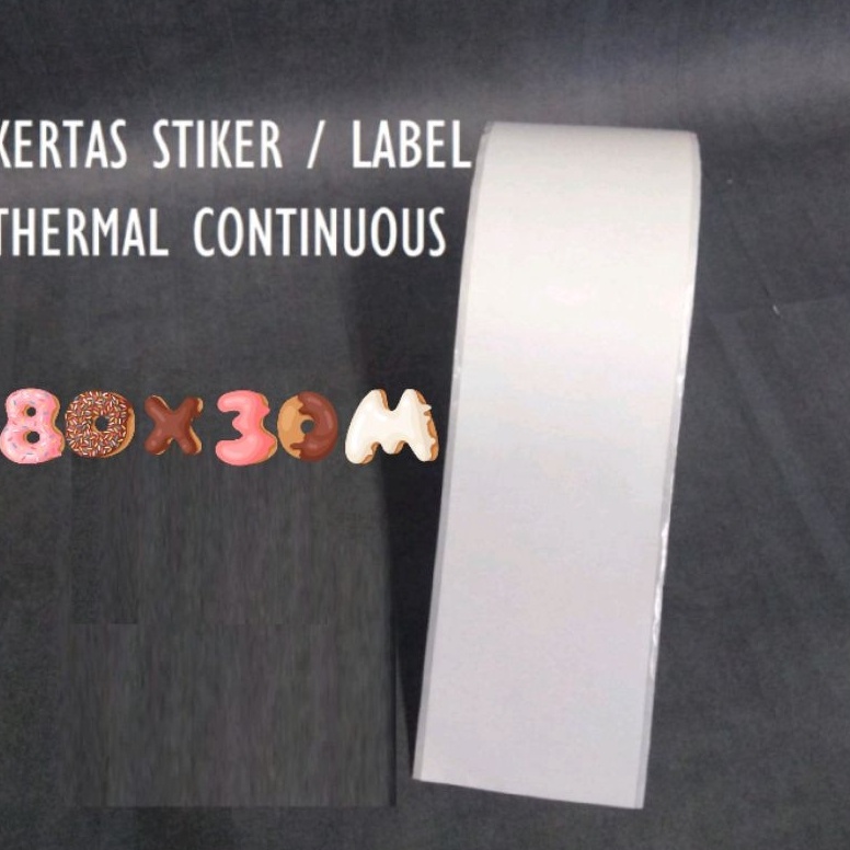 

S8M9236 LABEL STIKER BARCODE THERMAL 8MM X 3MLABEL STICKER THERMAL CONTINUOUS 8mm x 3meterxprinterResi pengiriman Ada Tepi Mudah Kupas Label Kertas Thermal Stiker Label 8mm x 5mm