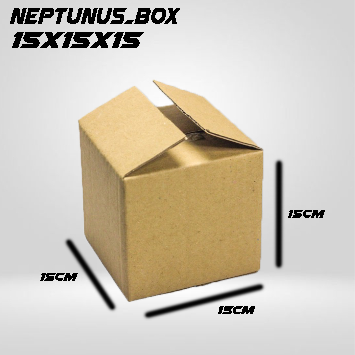 

Kardus Packing Ukuran 15x15x15 Polos Box Cogurated tebal kuat
