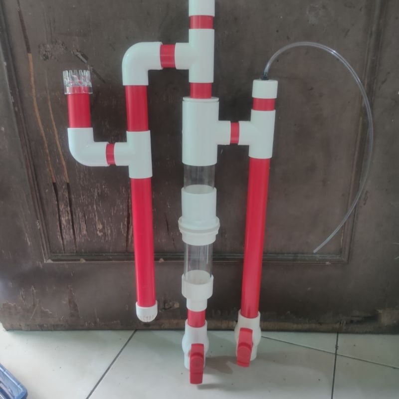 overflow filter aquarium pipa 20mm tabung 50mm
