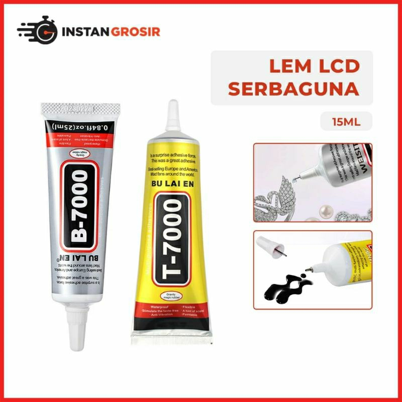

Lem LCD Touchscreen 15ml T-7000 Hitam Bening
