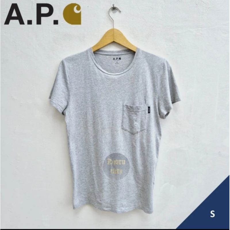 APC x Carhartt Kaos UnderShirt Grey