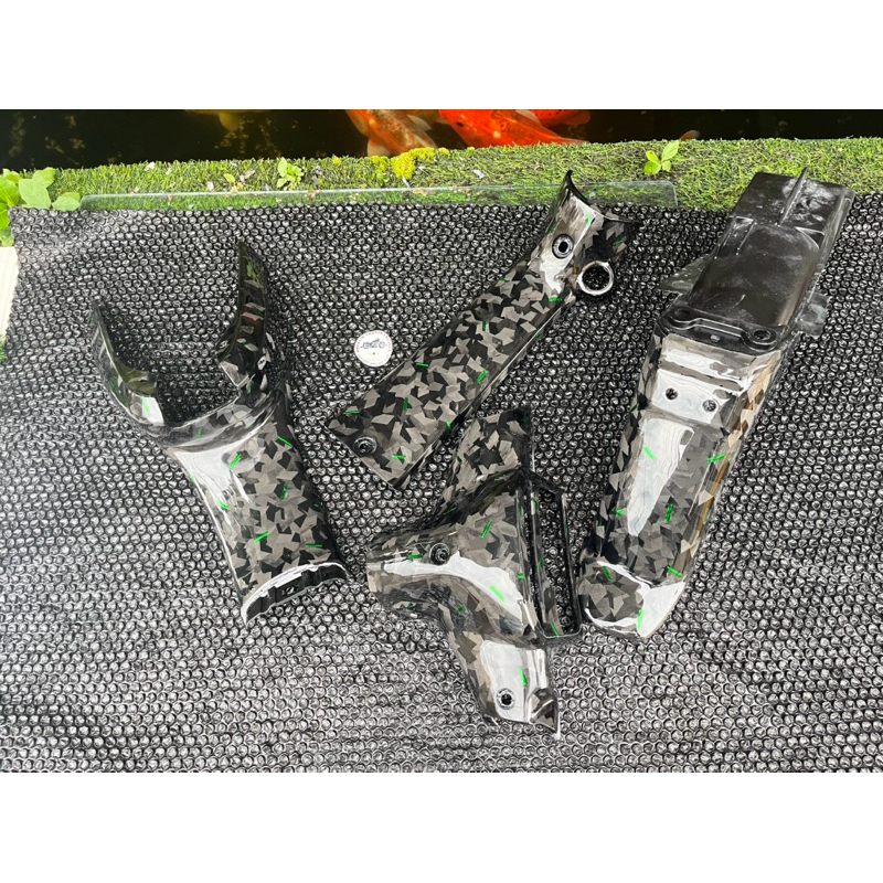 Body Kasar Fizr Carbon Forged Strip Hijau candy | Body kasar fizr carbon forged original