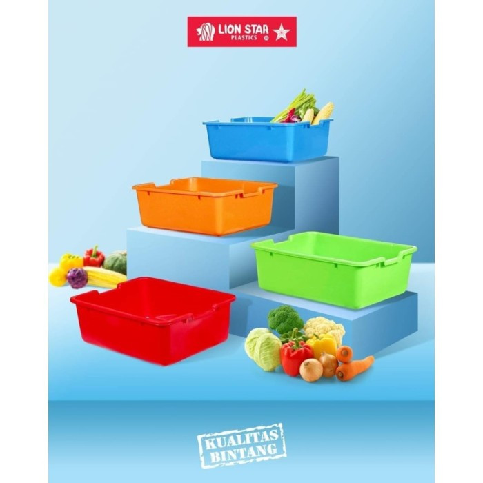 Baskom Persegi Lion Star Polos