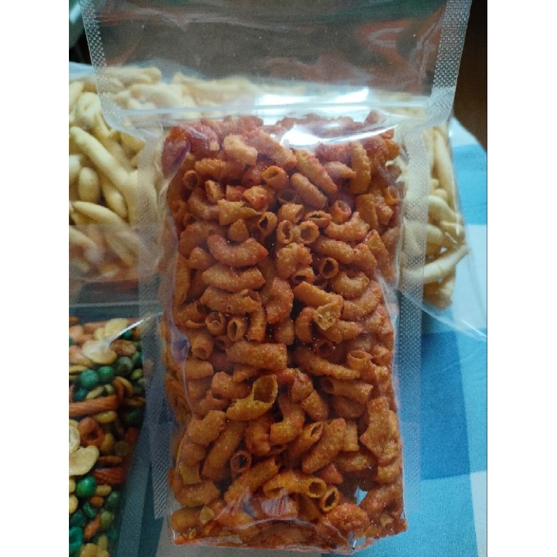 

Macaroni Rasa Nasi Goreng 250gr ¼kg cemilan jajanan