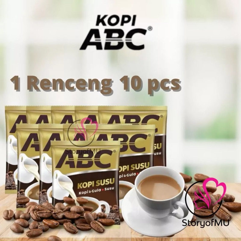 

abc kopi susu 1 renceng isi 10