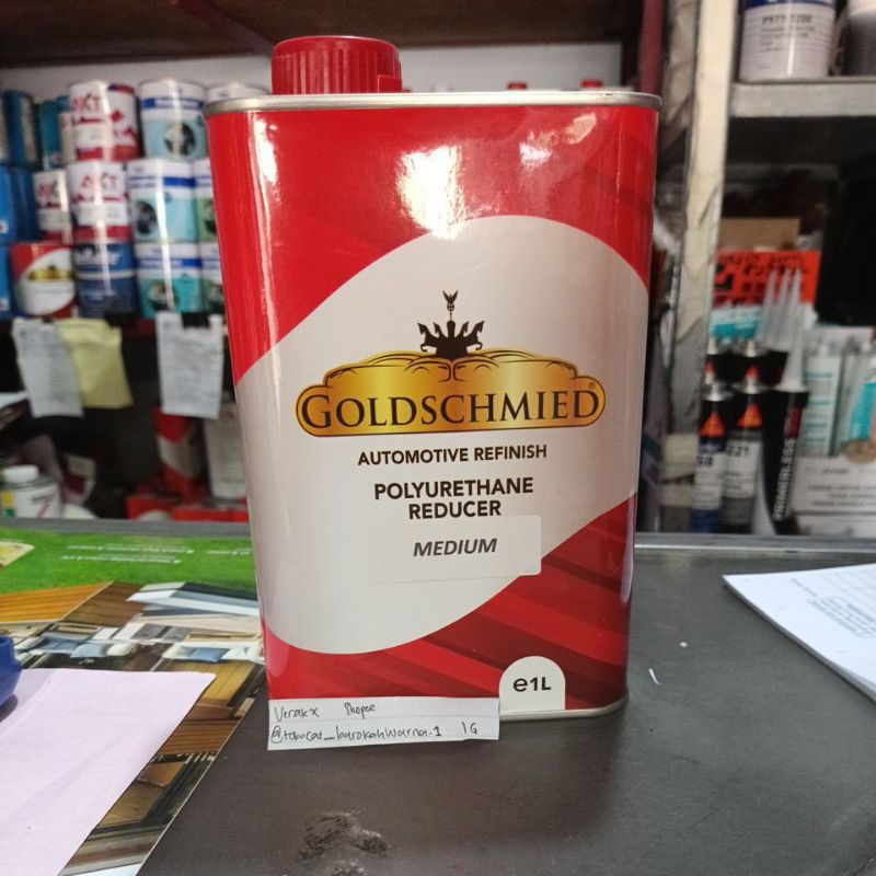 Thinner tiner Polyurethane (PU) Reducer Medium Goldschmied 1L(liter)