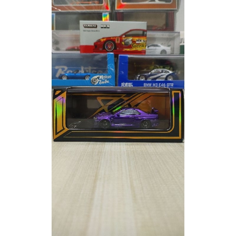 Error 404 1/64 Nissan Skyline GTR R34 Midnight Purple