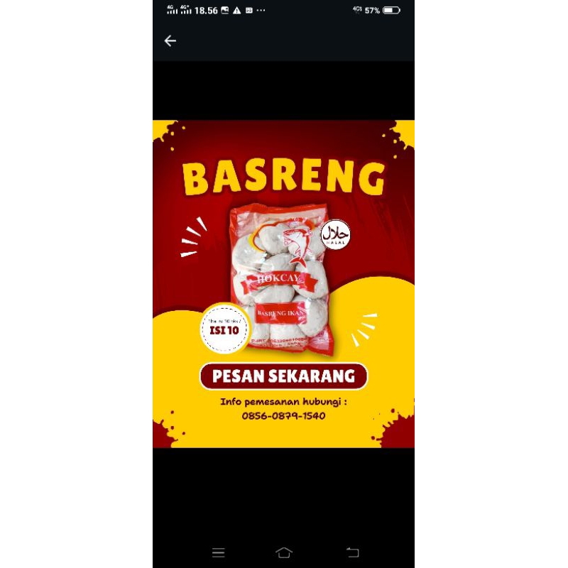 

Basreng mentah Hokcay isi 10