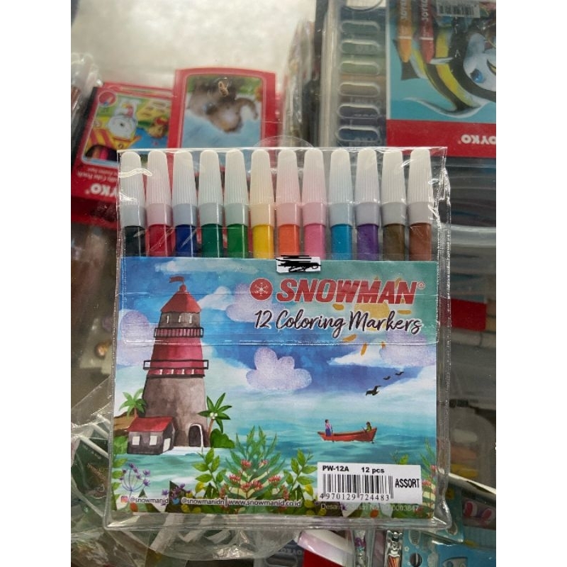 

365 Snowman Spidol Warna / Colouring Marker / Spidol Warna Warni #413116