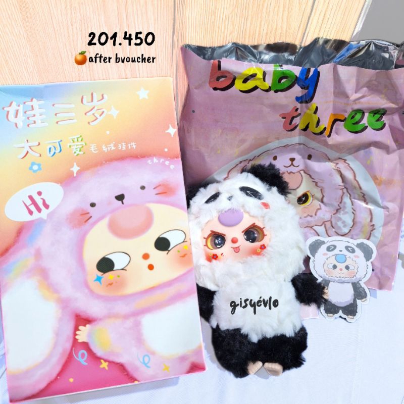 Baby Three BB3 V3 Selected Plush Panda