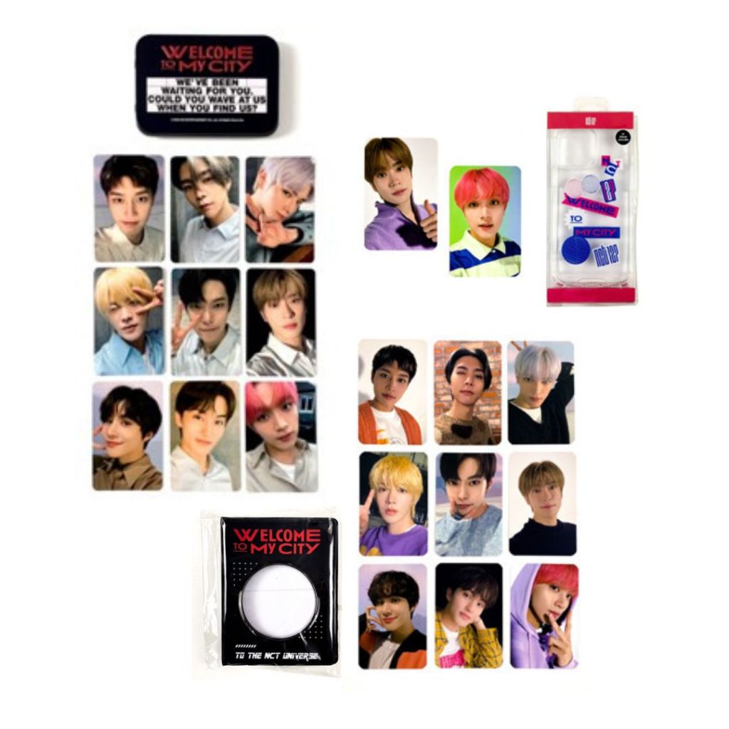 [sharing] NCT 127: WELCOME TO MY CITY 1st MD - Collect Book & Photocard Set / Photocard Tin Case / P