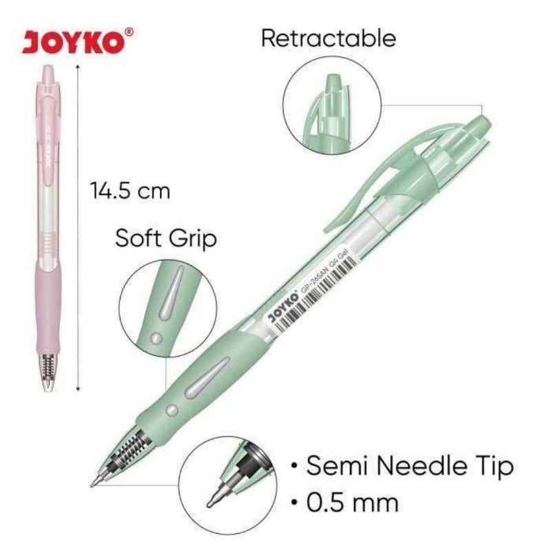 

(1 Pcs) JOYKO Gel Pen GP-265AN Q4 Gel