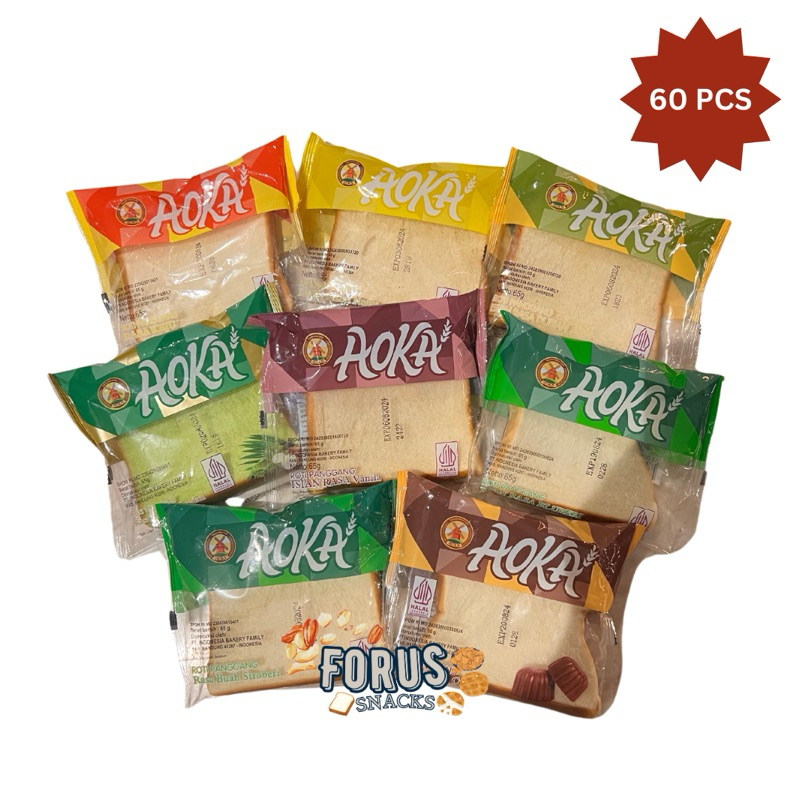 

AOKA Roti Panggang PER 1 DUS ISI 60 PCS NO MIX LEBIH HEMAT Sandwich VIRAL TERSEDIA SEMUA VARIAN RASA