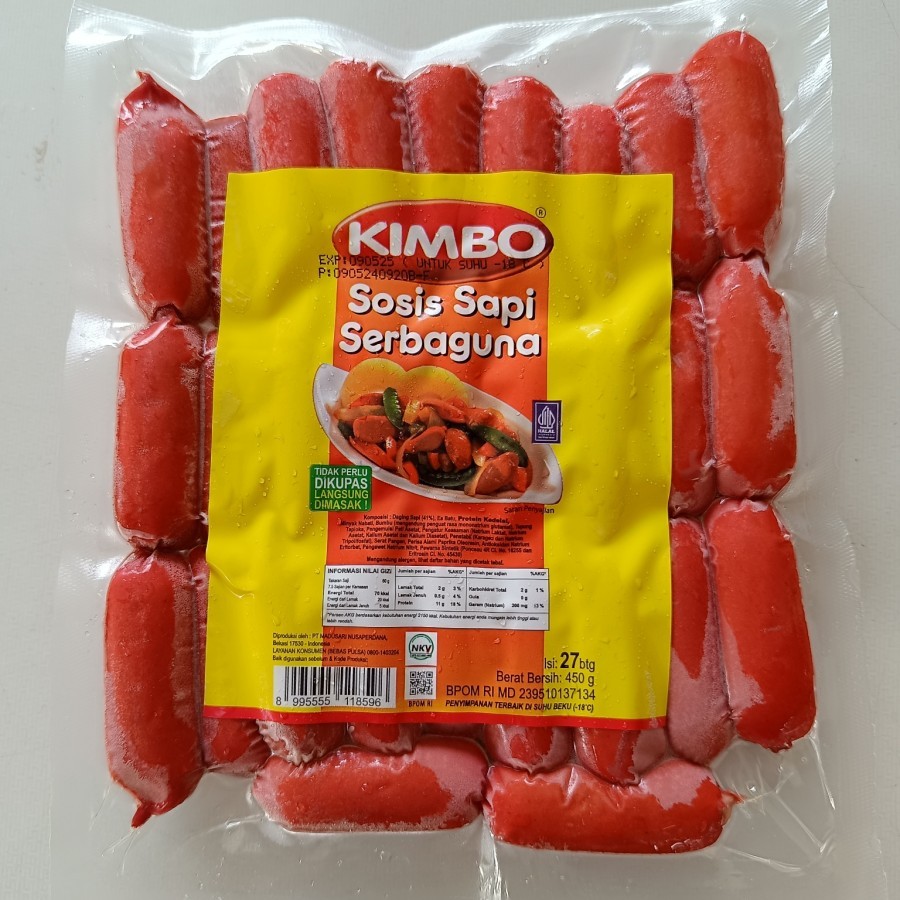 

KIMBO SOSIS SERBAGUNA 450GR / SOSIS MERAH KIMBO