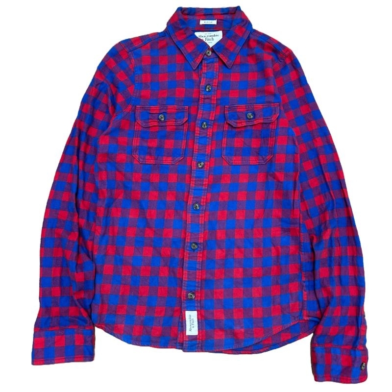 Kemeja Flannel Abercrombie Second Original Preloved
