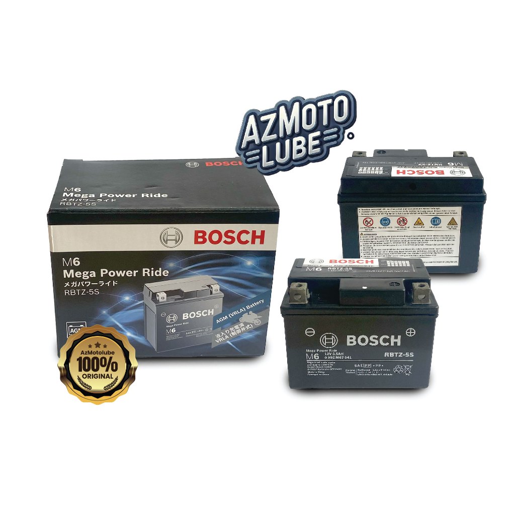 AKI MOTOR BATTERY BOSCH RBTZ-5S/RBTZ-6V