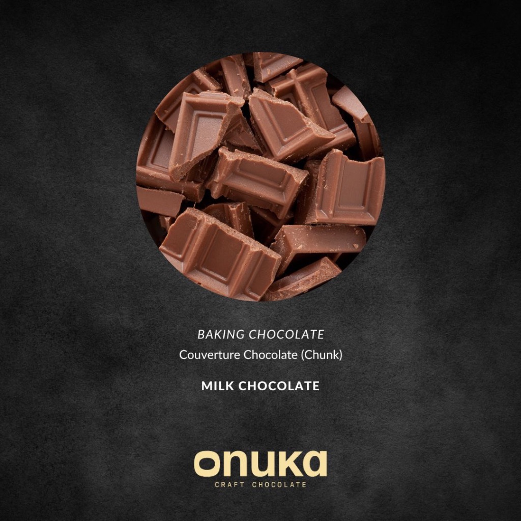 

Onuka Milk Baking Couverture Chocolate / Coklat Kovertur Susu