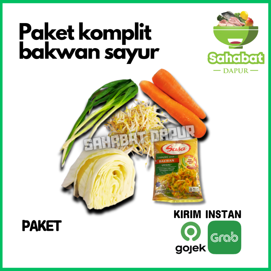 

Paket Komplit Bakwan Sayur + Tepung Bakwan - Sahabatdapur