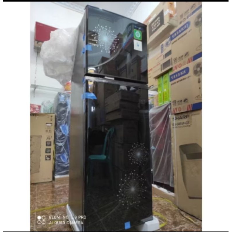 kulkas Sharp SJ 317MG / kulkas Sharp 2 pintu jumbo non salju