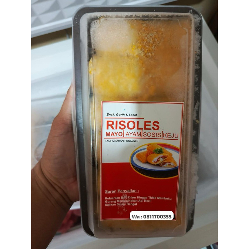 

Risoles mayo,ayam,sosis,keju frozen