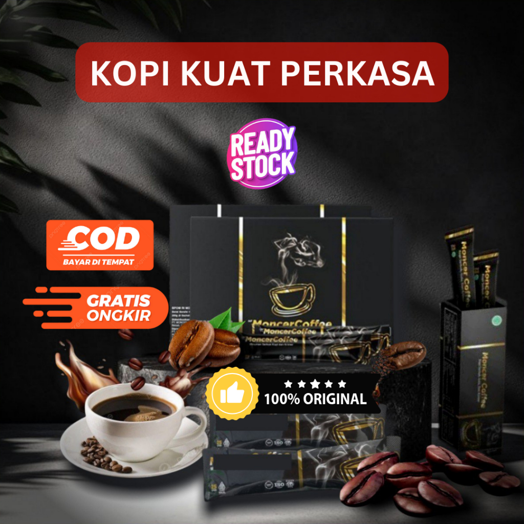 

CoffeeMoceerr Original Kopi Rahasia Pria Perkasa Kuat Tahan Lama Di Ranjang 1 Box 8 Sachet Halal