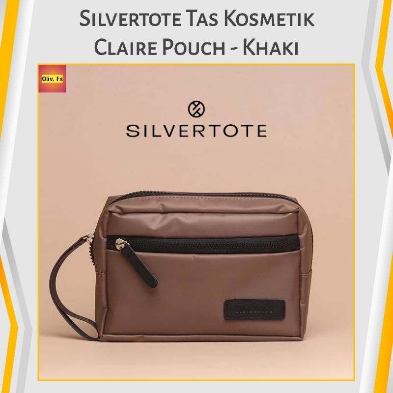Silvertote Tas Kosmetik Claire Pouch - Khaki