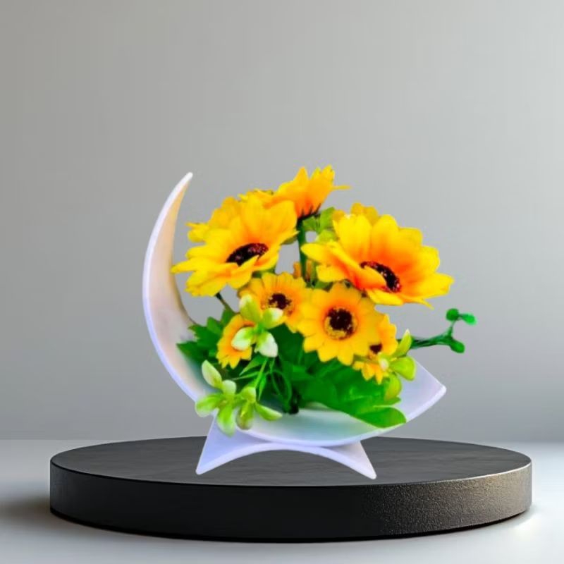 Tanaman Hiasan Bunga Matahari Bunga Panjang Ruangan Tamu Bunga Artificial Bunga Hias Meja Tamu