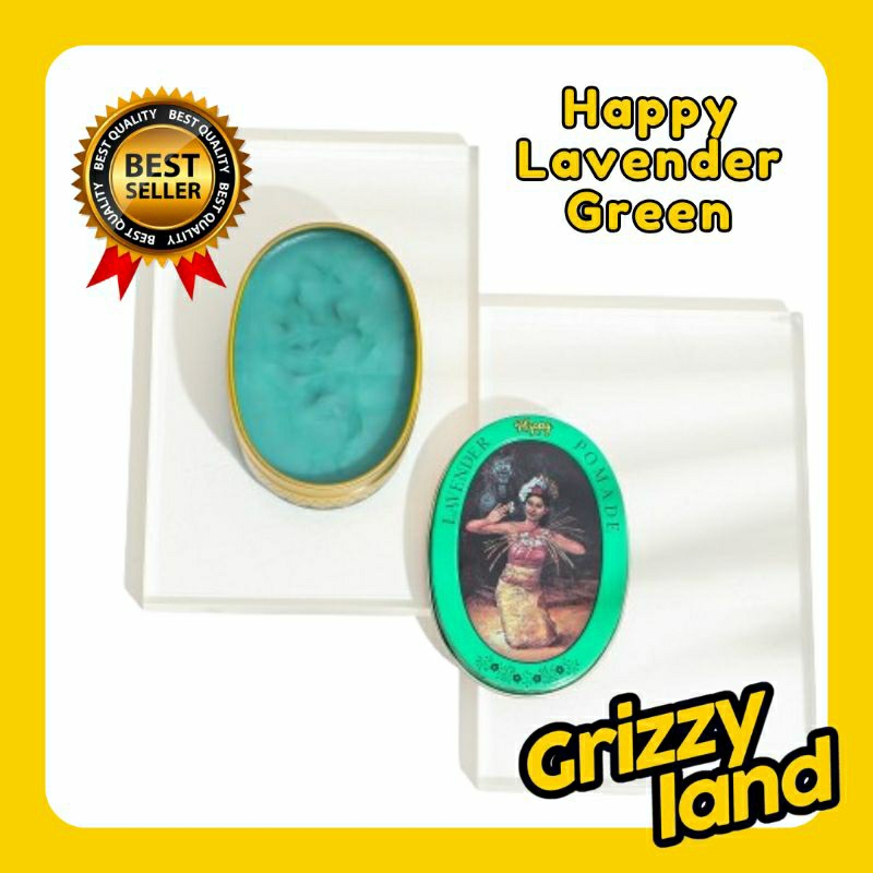Happy lavender pomade green hijau kaleng rita tokyo night vycaris lavender