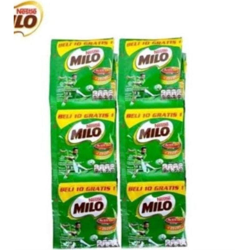 

Milo serbuk coklat 3in1 Sachet isi 10 renteng 22g