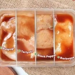 

Chicken Slice Marination Ayam Fillet Slice Dada Daging Ayam Marinasi Barbeque