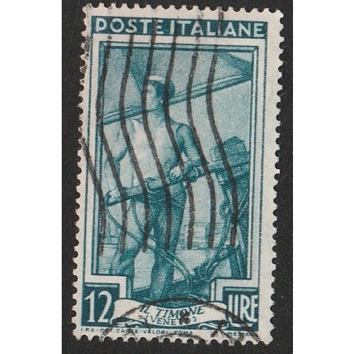 

A 11541 SATU BUAH PRANGKO POSTE ITALIANE NOMINAL 12 LIRE TEMA IL TIMORE VENETO DENGAN KONDISI SUDAH ADA CAP