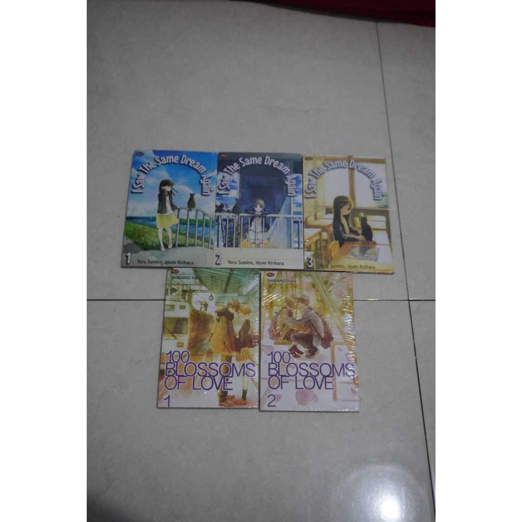 jual komik i saw the same dream again 1-3 ( 2-3 sealed ), 100 blossoms of love (1-2 sealed)