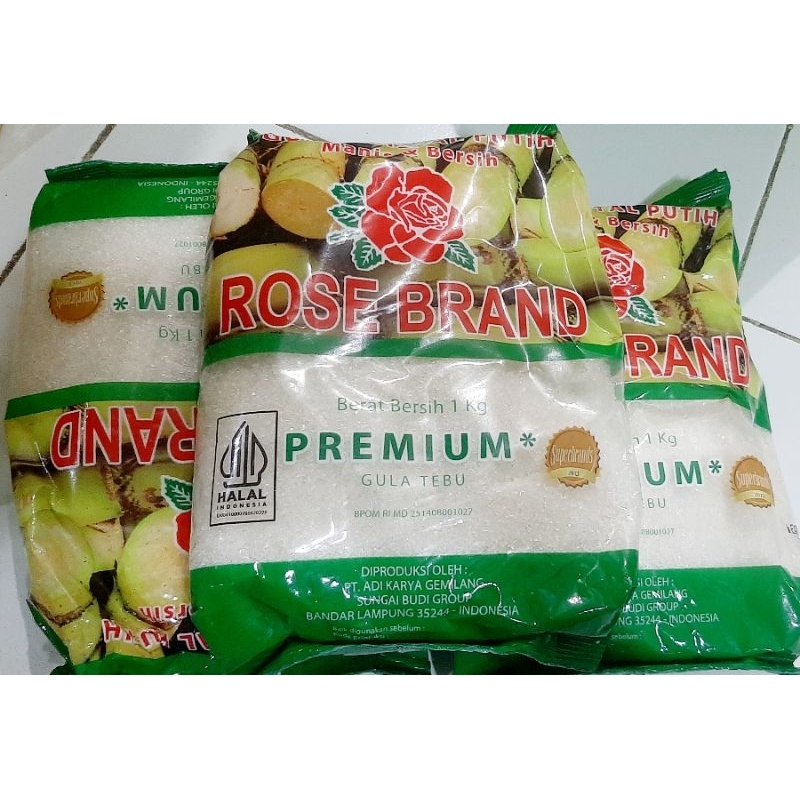 

Rose Brand Premium Gula Tebu 1 Kg