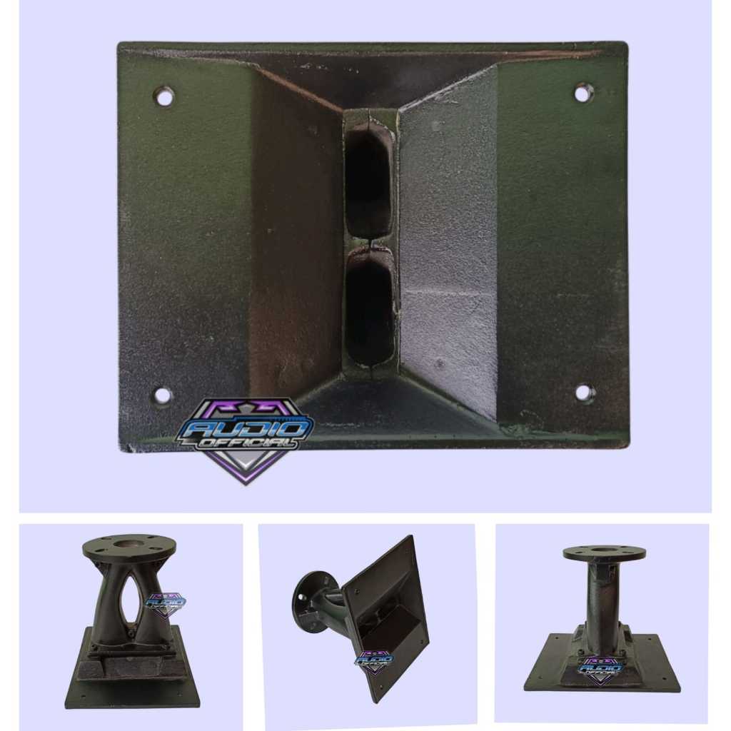 Corong Twiter Model Vera Single Ukuran 15x19 cm / HornTweeter Bahan Cor Diral Almunium Tebal