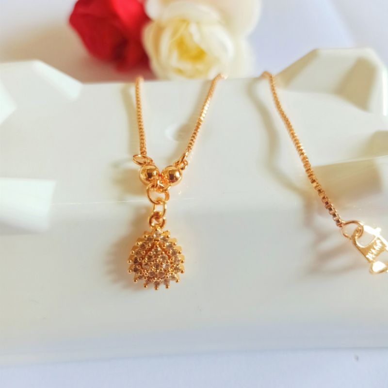 Kalung titanium model kekinian/kalung fashion wanita terlaris