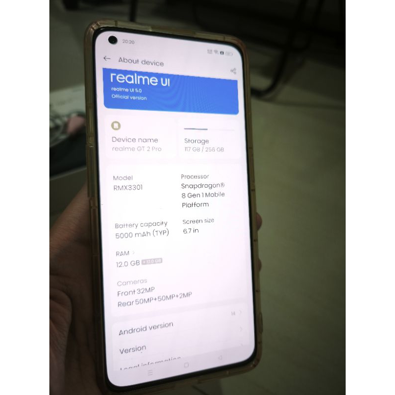 REALME GT 2 PRO 12/256 GB SECOND MULUS GT2 PRO
