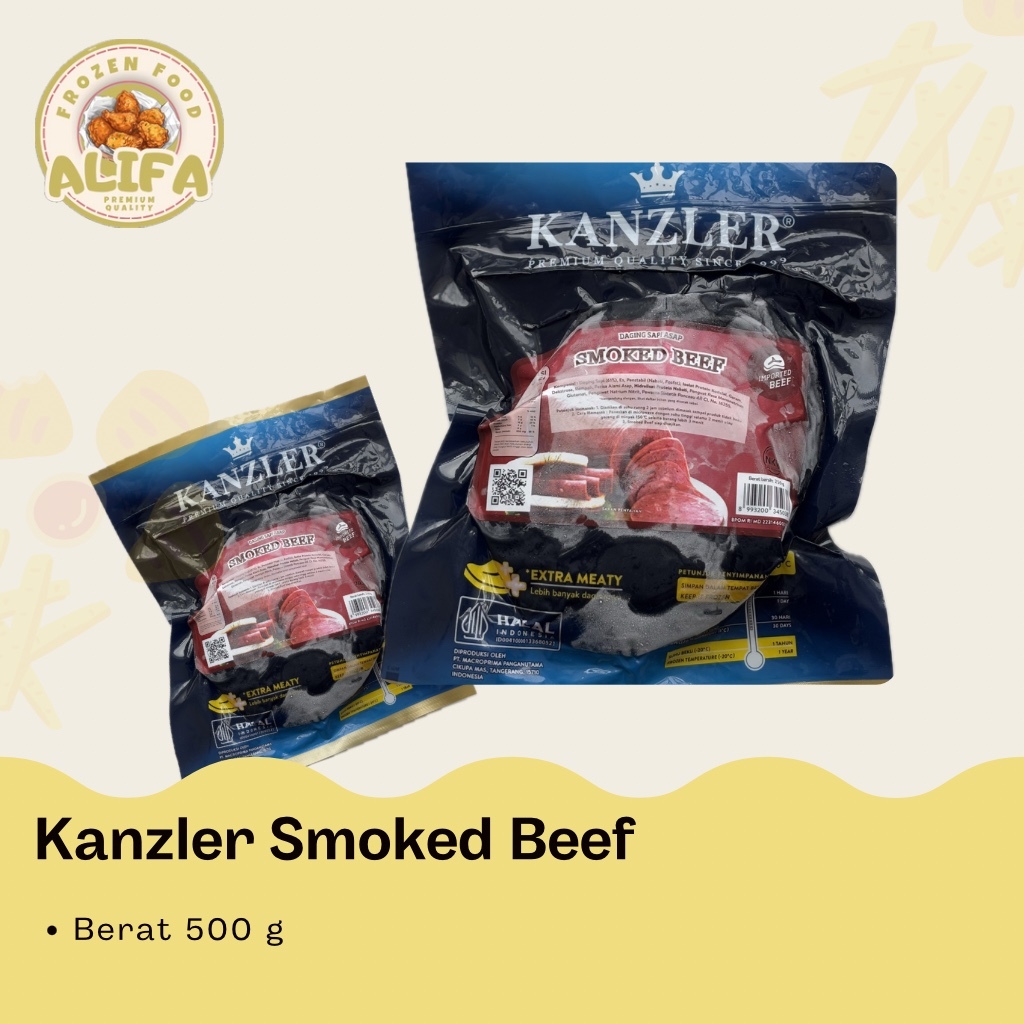 

Kanzler Smoked Beef Berat 500g