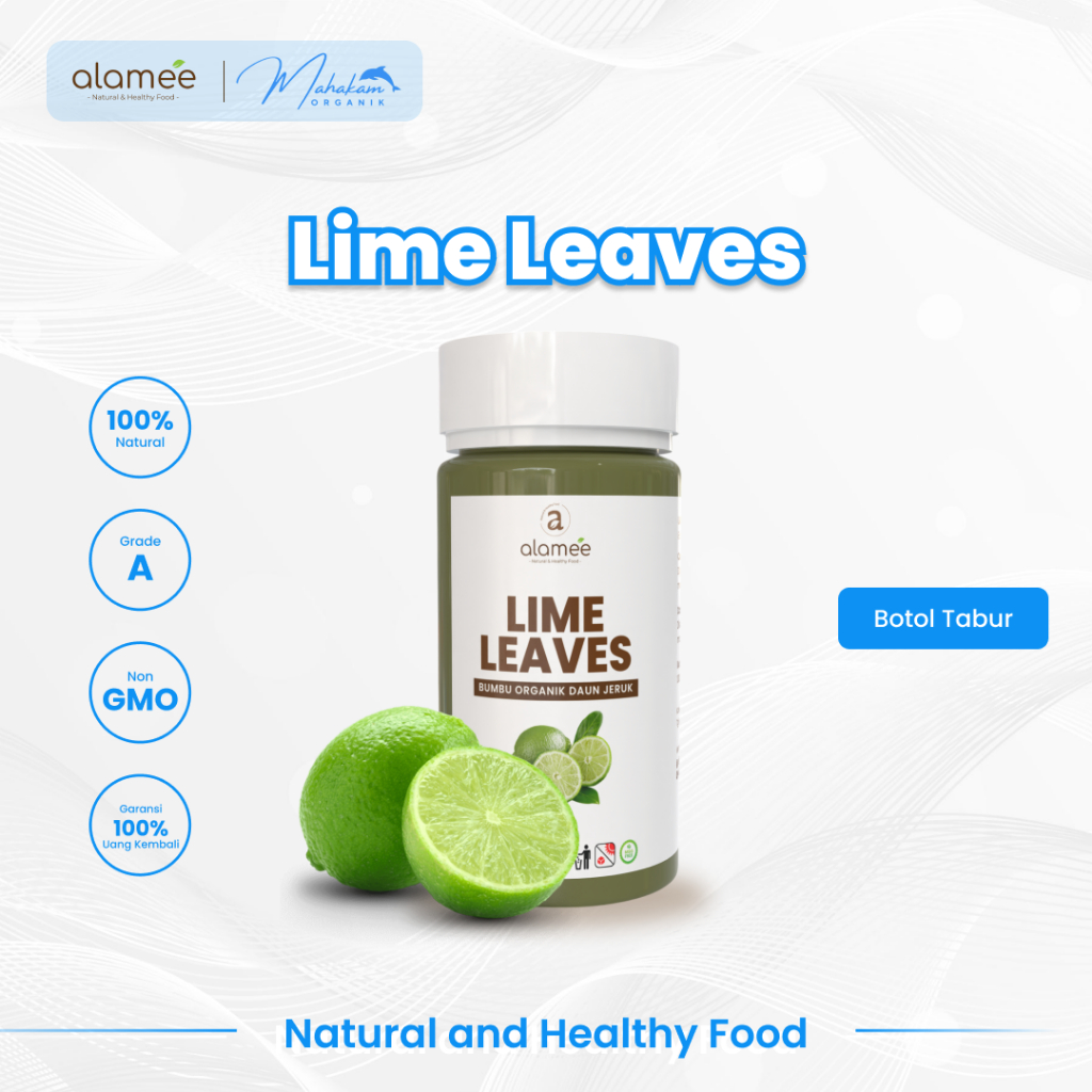 

ALAMEE Bubuk Daun Jeruk Lime Powder Bumbu Instan Dapur Masak Seasoning Organik Tabur