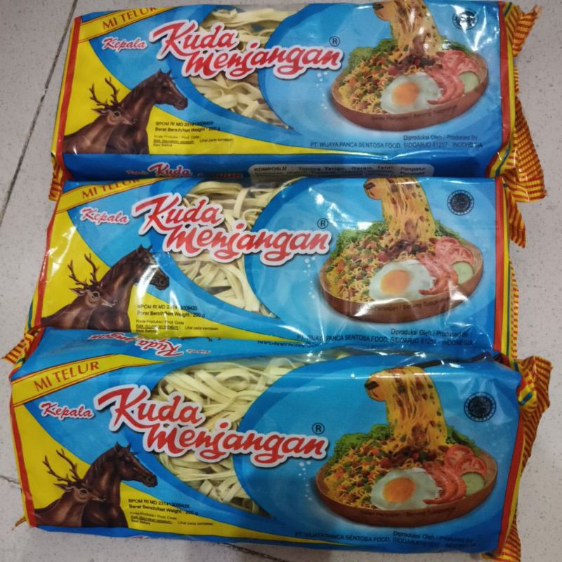 

MIE TELUR KUDA MENJANGAN 200GR