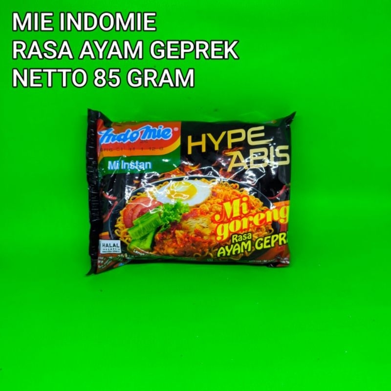 

MIE INDOMIE GORENG AYAM GEPREK 85 GRAM MI INSTAN HYPE ABIS MIE INDOMIE MI GORENG 85 GRAM