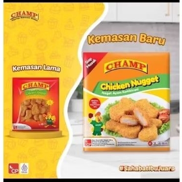 

CHAMP Chicken Nugget 225gr | Nugget Champ | Naget Ayam Frozen Food | frozenfood