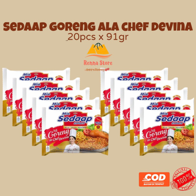 

Mie Sedaap Goreng Ala Chef Devina (isi 20 pcs)