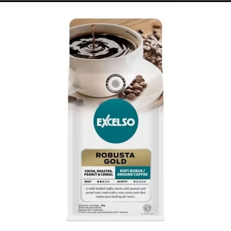 

Exp maaih januari 2026 Gratis Ongkir kopi bubuk excelco robusta gold 100gram